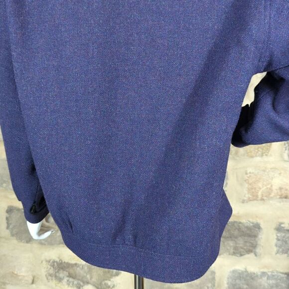 vintage James Pringle of Scotland wool coat Woman's size 14 Blue - Picture 8 of 16